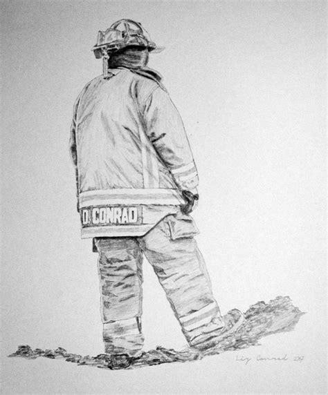 Keeping Watch By Lomasi89 On Deviantart Firefighter Drawing