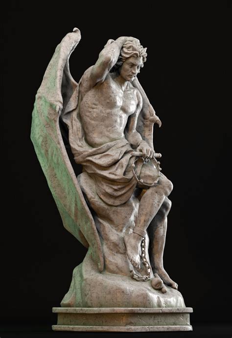 Lucifer Le génie du mal Diego Addan Biblical art Greek sculpture