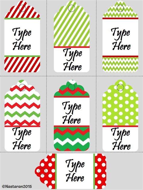 Free Printable Editable Christmas Gift Labels Free Printable Templates