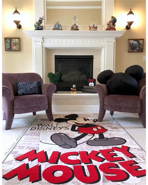 Classic Mickey Living Room Disney Home I Disney Decor I Disney