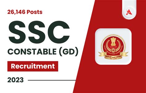 SSC Constable Recruitment 2023 For 26146 Posts Constable GD