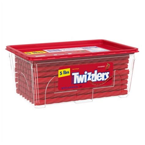 Twizzlers Twists Strawberry Flavored Licorice Style Candy Tub 1 Ct 5