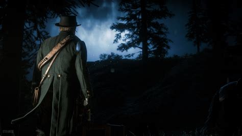 2560x1440 Red Dead Redemption 2 A Rainy Night 1440P Resolution HD 4k