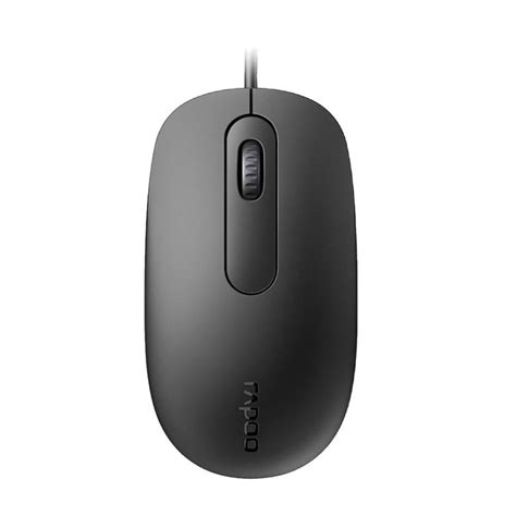 Rapoo N200 Wired Optical Mouse Black Shoppersbd
