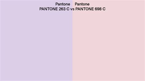 Pantone 263 C Vs Pantone 698 C Side By Side Comparison