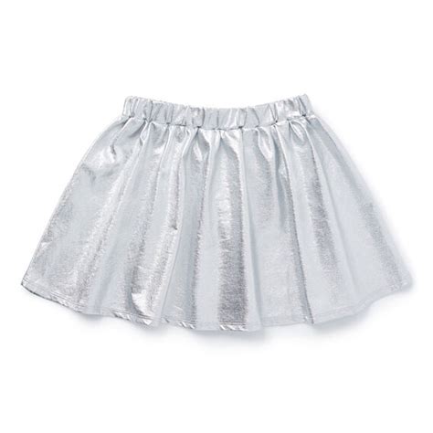 silver skirt
