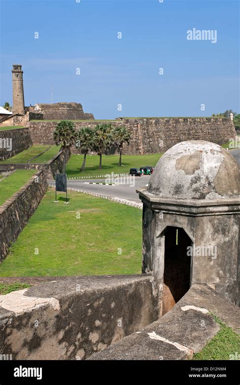 Galle Fort Ramparts Sri Lanka Stock Photo Alamy