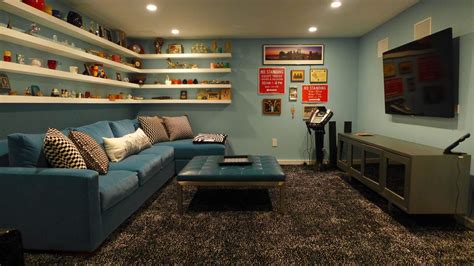 Eclectic Man Cave With Shag Carpet By Christina Salway