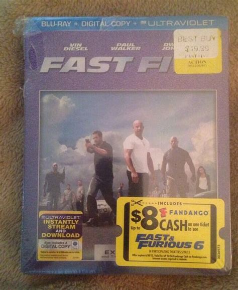 Fast Five Blu Raydvd 2011 2 Disc Set Ratedunrated Includes