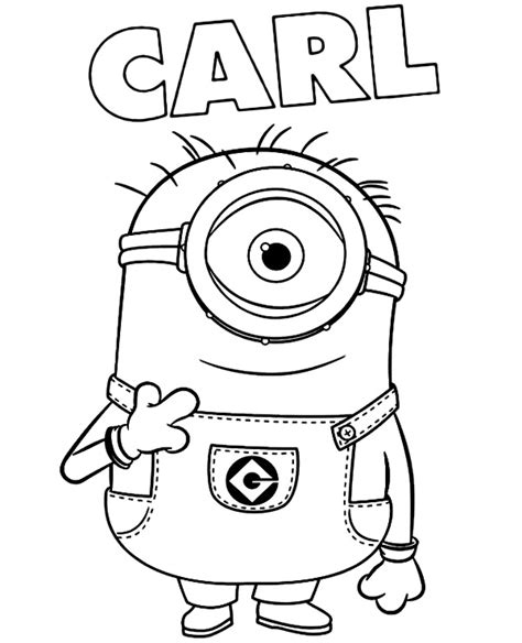 Despicable Me Baby Minions Coloring Pages