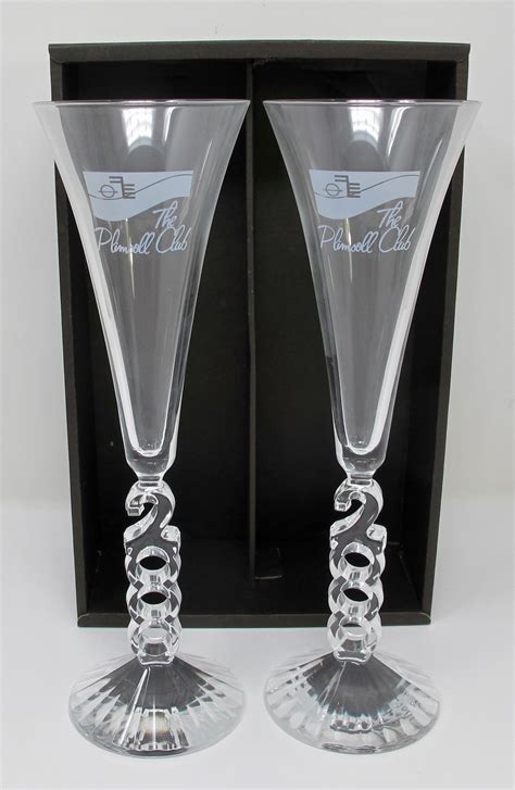 Cristal D Arques Millennium Champagne Flutes From New Etsy