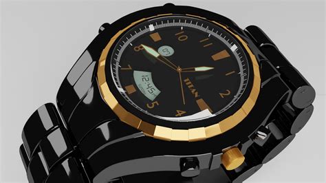 Wrist Watch 3d Model Turbosquid 1463075