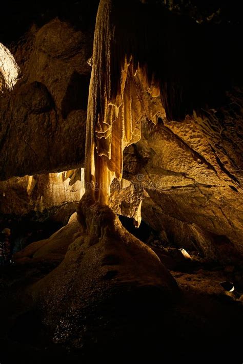 Limestone Formations Inside Macocha Caves Stock Image Image Of Area