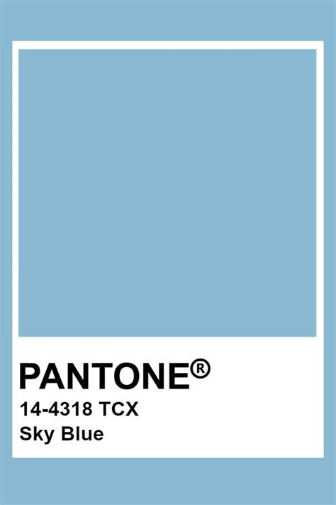 Pantone Sky Blue Pantone Colour Palettes Pantone Palette Blue