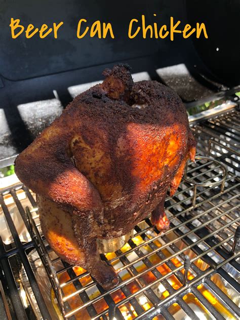 pit boss pellet grill beer can chicken [ ] my equipment