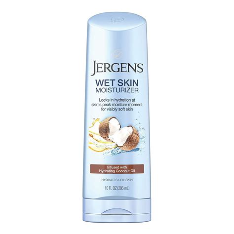 Jergens Wet Skin Body Moisturizer With Refreshing Coconut Oil 10 Ounces Packaging May Vary