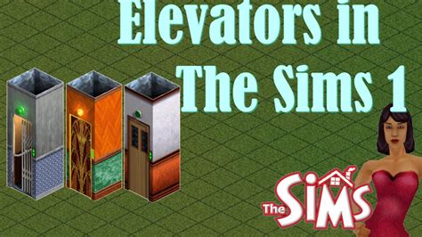 The Sims 1 Elevator Mod Youtube