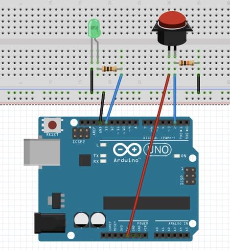 Button Arduino Basics Arduino Project Hub