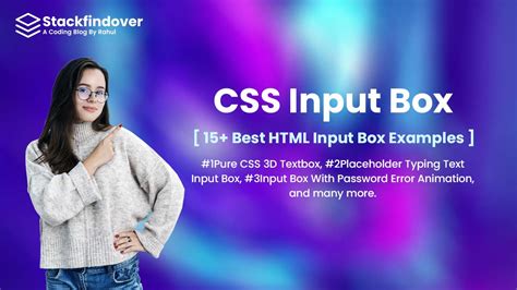 Css Input Box Best Html Input Box Examples