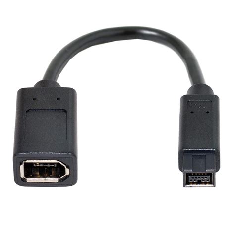 Cablecc Ieee 1394 6pin Female To 1394b 9pin Male Firewire 400 To 800