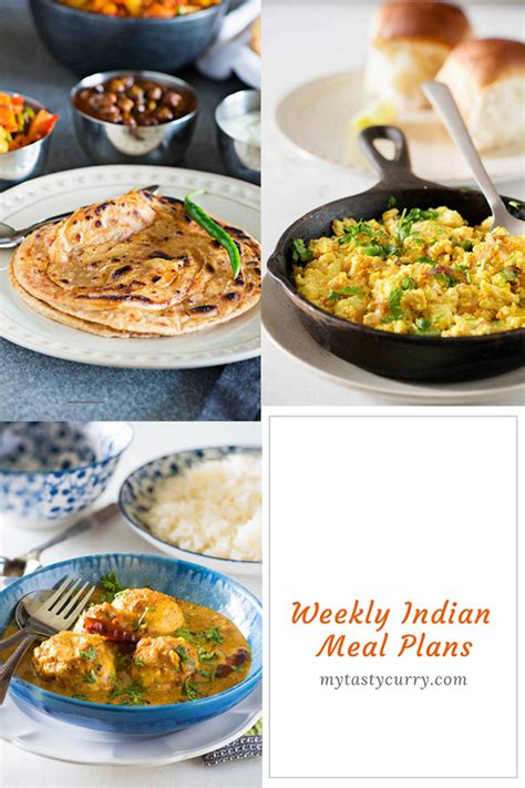 Healthy and easy indian breakfast recipes for kids. Indian Meal Plan Week 6 - Breakfast Lunch And Dinner Plan - My Tasty Curry