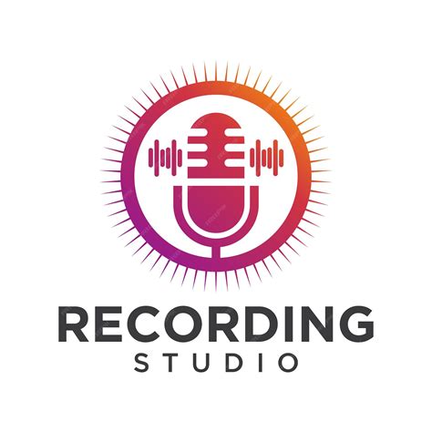 Premium Vector Recording Studio Logo Design