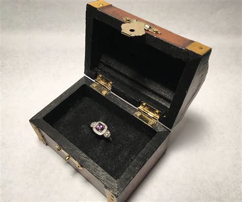 Harry Potter Hogwarts Inspired Proposal Engagement Ring Box Ring Bearer