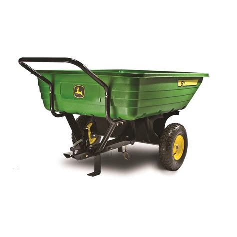 Lawn Tractor Dump Cart Garden Wagons Lawn Mower Utility Wheelbarrow