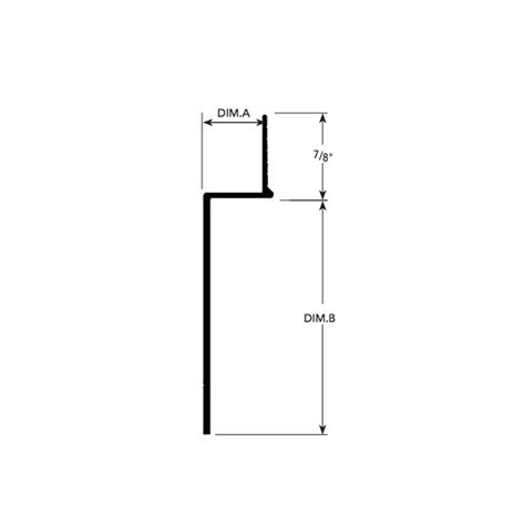 12 In X 4 In X 10 Ft Fry Reglet Reveal Base At Capitol Building Supply