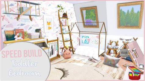 The Sims 4 Speed Build Giveaway Shared Kids Bedroom Cc Links Vrogue