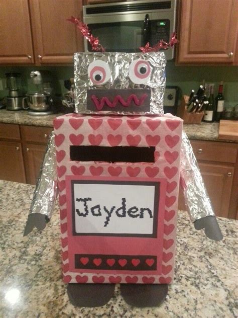 Robot Valentine Box Valentine Box Crafts For Kids Valentine