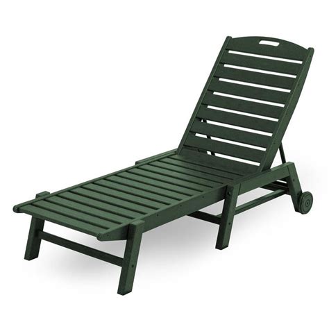 Patio or pool furniture is made from teak, cedar, aluminum, or plastic compounds. Shop POLYWOOD Nautical Green Plastic Stackable Patio ...