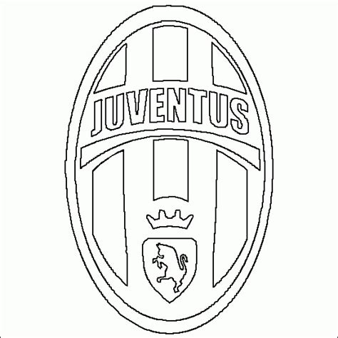 Coloriage Logo Juve Italien dessin gratuit à imprimer