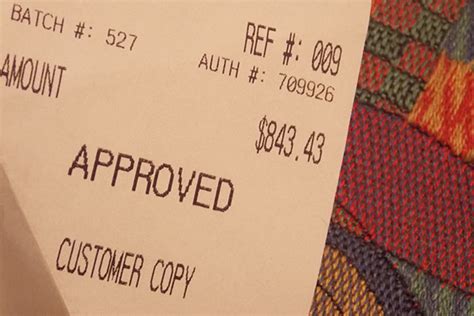 Best Practices For Credit Card Transaction Receipts