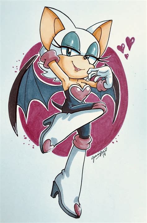 Pin By Lauren On Volcano Wonderpants Rouge The Bat Sonic Fan Art