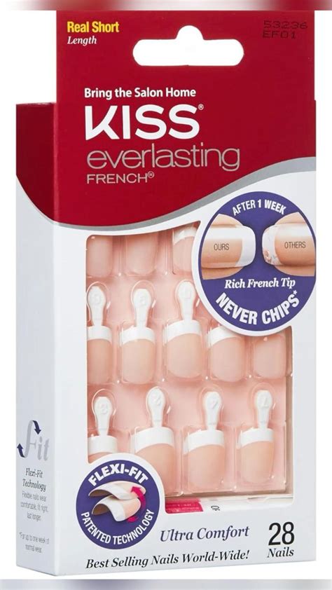 Kiss Products Inc Kiss Everlasting French 28 Piece Nail Kit Endless