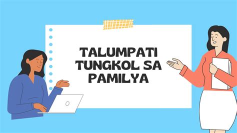 Talumpati Tungkol Sa Pamilya Aralin Philippines