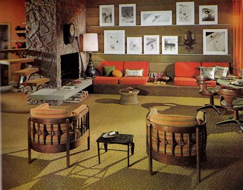 After years of being a fan of this home trend, i'm officially over it. Groovy Interiors: 1965 and 1974 Home Décor - Flashbak
