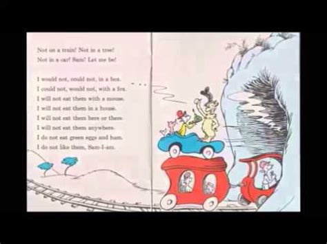 But,as is often the case, the book is a bit different from the movie version. Dr. Seuss' Green Eggs and Ham - Read by Jimmy - YouTube