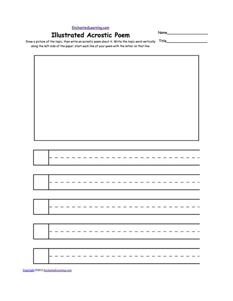 Blank padded diary sketchbook with dots and lines for writing and painting. 10 Best Images of Dotted Handwriting Worksheets - Blank Acrostic Poem Worksheet, Dotted Line ...