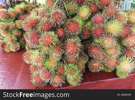 Rambutan Or Hairy Fruit Free Stock Images And Photos 32454700