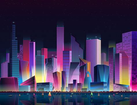 Feel free to use these neon city aesthetic images as a background for your pc, laptop, android phone, iphone or tablet. Neon city on Behance (con imágenes) | Fondos de pantalla ...