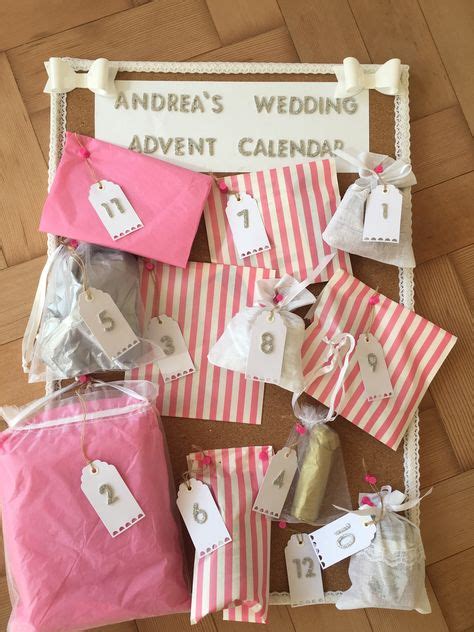 Love the idea of opening one present per day until christmas? Wedding idea advent calendar | Gift wrapping, Advent ...