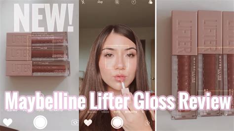 New Maybelline Lifter Lip Gloss Review Fenty Lip Gloss Dupe Erica Loose Youtube