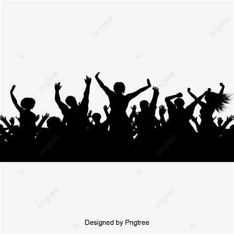 Check spelling or type a new query. Gambar Karnival Kartun Orang Ramai Unsur Siluet Hitam ...