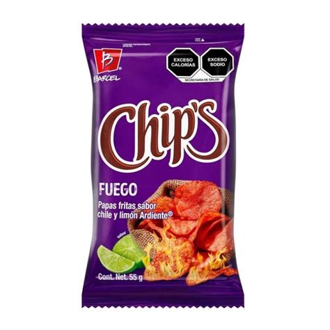 Papas Fritas Barcel Chips Fuego 55 G Walmart