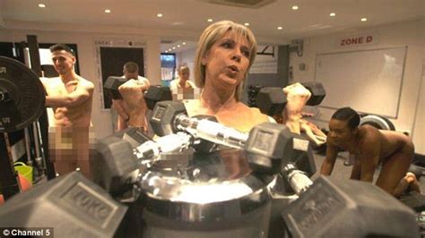 Ruth Langsford Strips Off For A Naked Exercise Class
