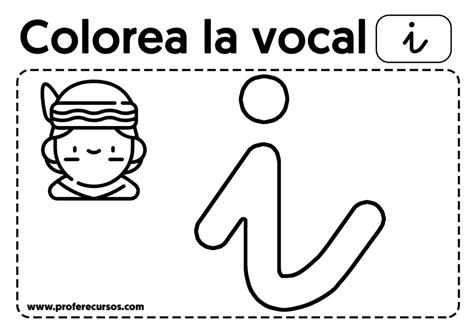 Vocal I Para Colorear