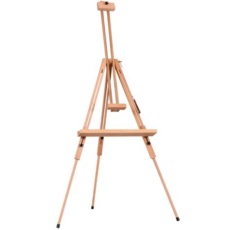 Costway Foldable Wood Tripod Easel Sketching And Painting Tilting Display