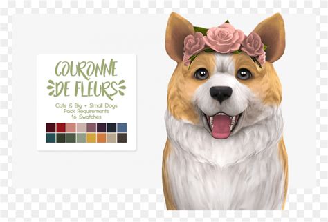 Pembroke Welsh Corgi Sims Sims 4 Pets Fur Cc Dog Pet Canine Hd Png